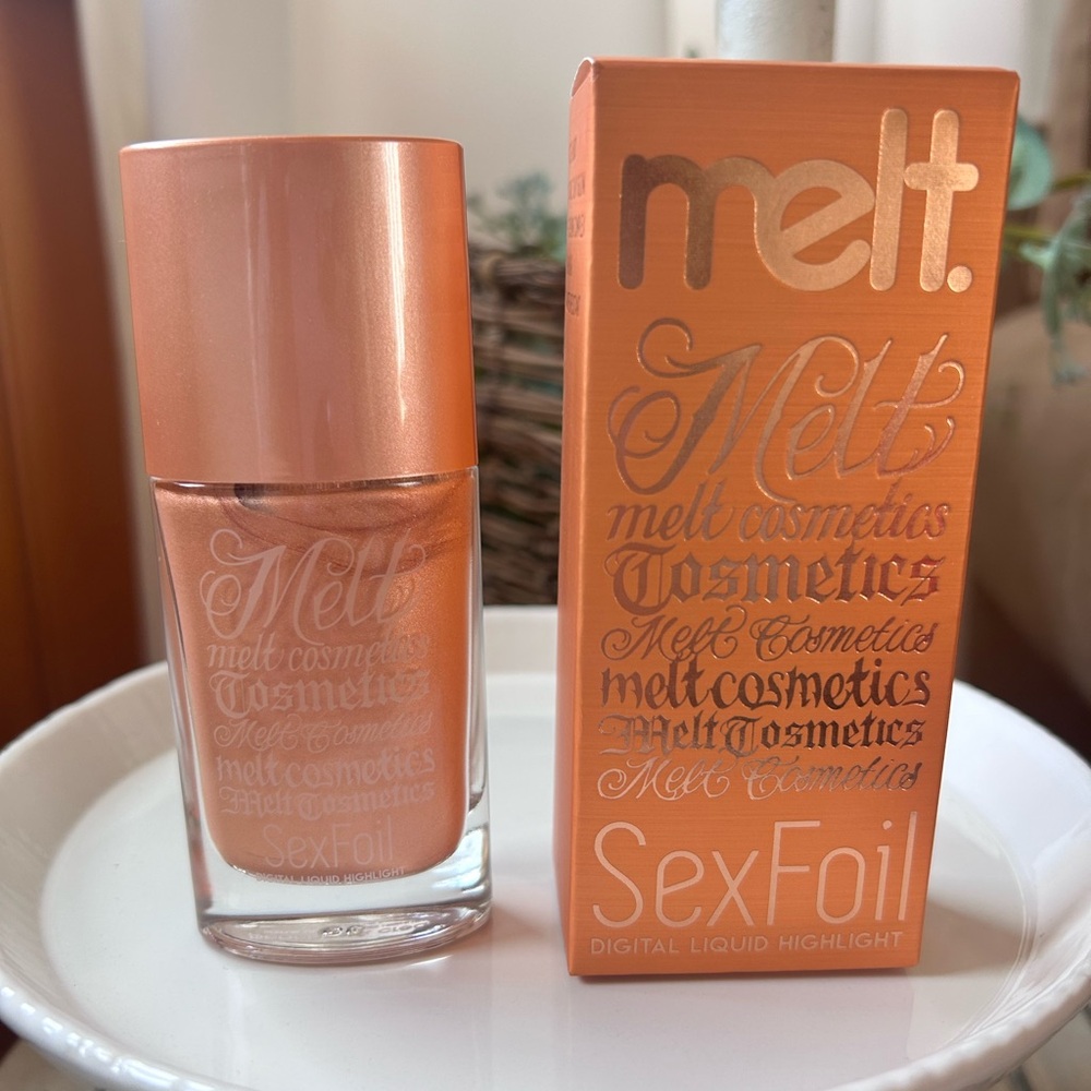Melt Cosmetics SexFoil Digital Liquid Highlight in Peaches & Cream - New in Box